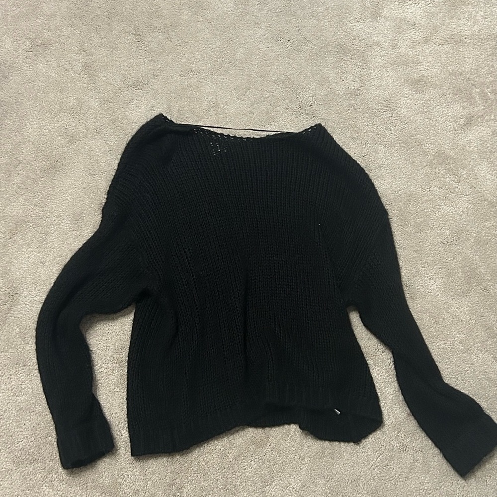 PacSun Women's Classic Black Crew Neck Sweater